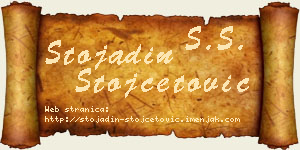 Stojadin Stojčetović vizit kartica